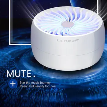 

New USB Mosquito Killer Lamp 5W UV Home Bug Zapper DC 5V LED Night Light Insect Trap Lamp Anti-Mosquito Pest Repeller @