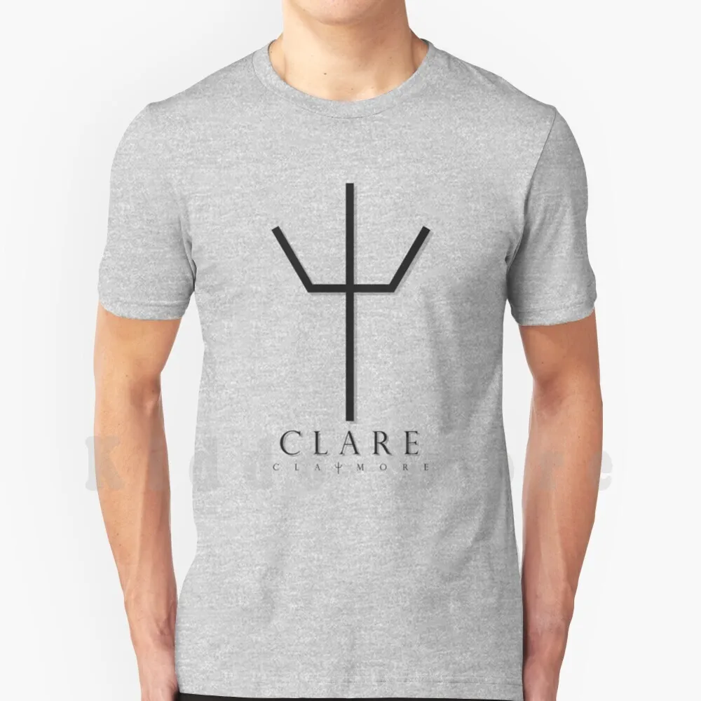 Claymore-Clare 1 Maglietta/Custodia Per Telefono/Altro Maglietta Fai Da Te Di Grandi Dimensioni 100% Cotone Claymore Claymore Claymore Anime Claymore 