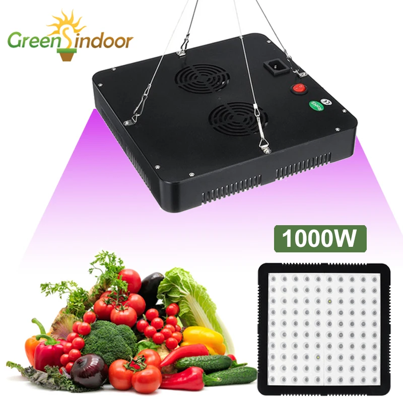 

Plant Led Grow Light 1000W Full Spectrum LED Phyto Lamp Grow Tent Indoor Growing Light For Plant Flowers Seeding Growth Fitolamp