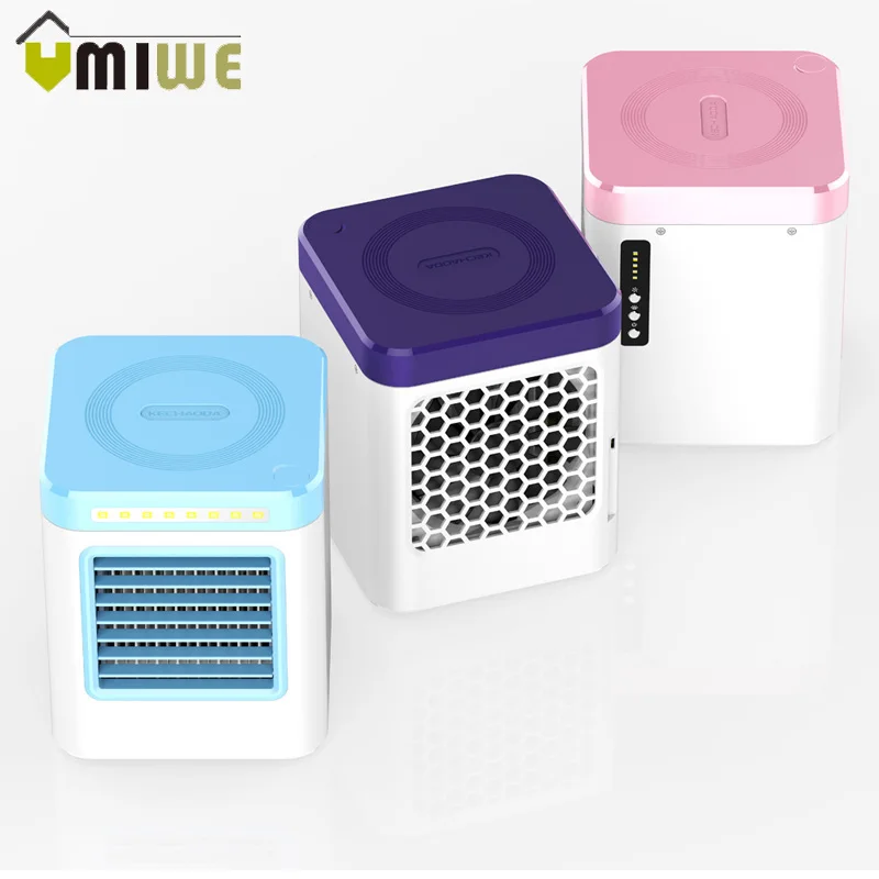 

Mini Electric Air Cooler USB Portable Air Conditioner Fan Digital Air Conditioning Fan Personal Quick & Easy to Cool Any Space