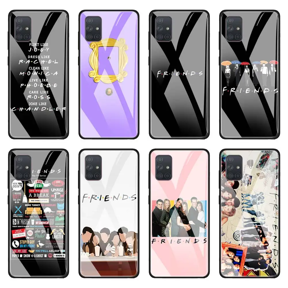 Чехол для телефона Samsung Galaxy A50 A70 A51 A71 A10 A20 A30 A40 A21s A31 A41 M21 M51 M31 жесткий стеклянный