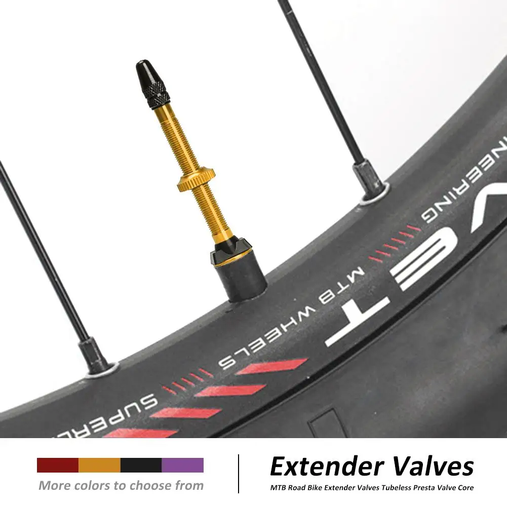 1/2pcs 40/60mm MTB Road Bike Extender Valves Tubeless Presta Valve Core Ultra-light Aluminum Tubeless Presta Valve Core for Bike 1/2pcs 40/60mm MTB Road Bike Extender Valves Tubeless Presta Valve Core Ultra-light Aluminum Tubeless Presta Valve Core for Bike