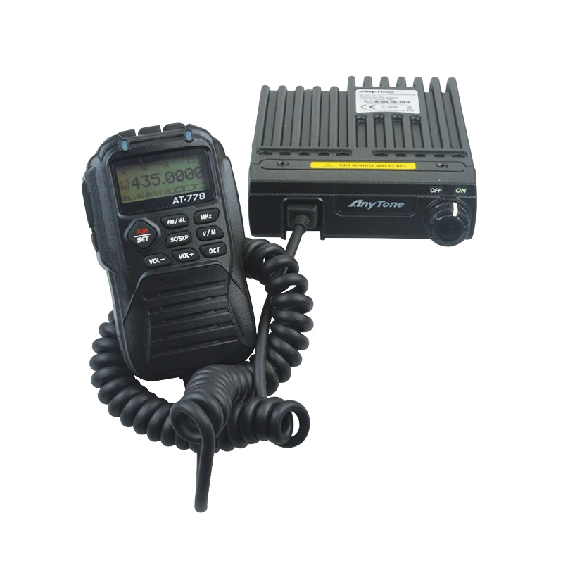 Anytone AT 778 UHF 400 480 МГц 512CH 25 Вт мини FM мобильный радиоприемник любительский