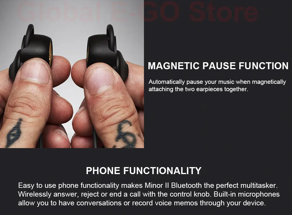 ouvido sem fio fones graves profundos esporte