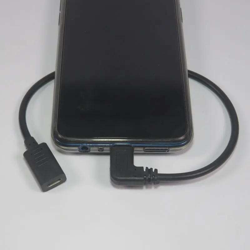 USB кабель типа с Мама папа WAKEWO изгибающий соединитель изогнутый 30 см