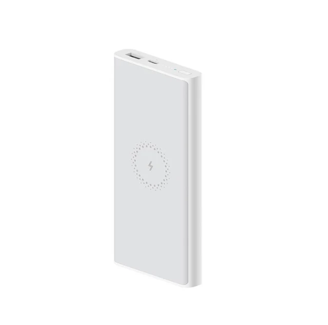Xiaomi Mi Power Bank Portable Fast Charge Wireless Youth Edition 10000mAh External Battery Poverbank Mobile Charger White