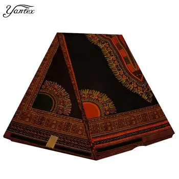 

YANTEX African Prints Ankara Wax Fabric 6 Yards Nigeria Ankara Veritable Wax Block Print Fabric Tissu Africain For Wedding Dress