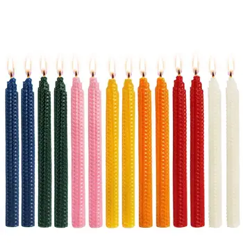 

2pcs/lot Nordic Stick Honeycomb Candle Romantic Artisan Household Western-style Christmas Party Setting Beeswax