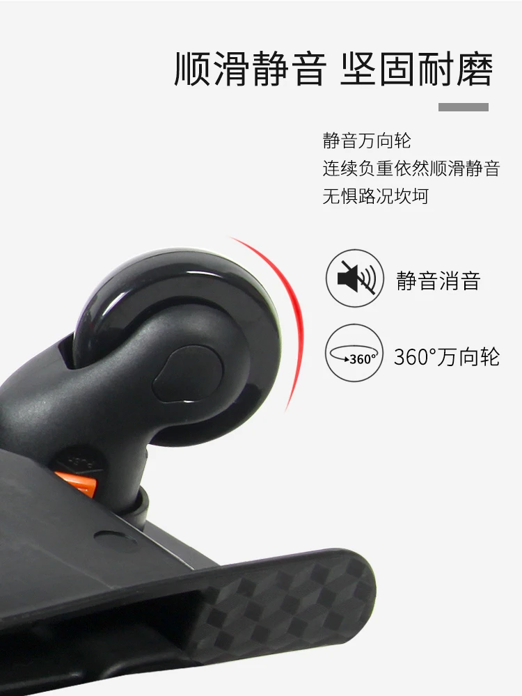  Household Express Small Trailer Shopping Cart Folding Portable Stroller Light Shopping Cart Four Wh