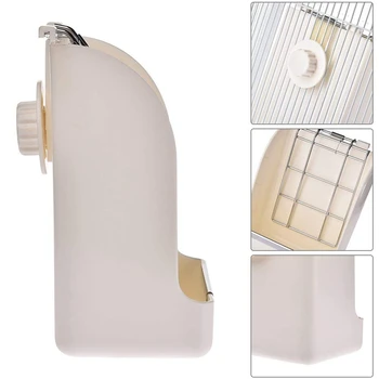 

Rabbit Grass Frame Hay Feeder Manger Rack For Rabbit Guinea Pig Chinchilla Fixed Flip-Up Holder Grass Basket Small Pet