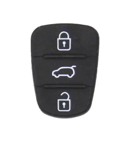 3 кнопки резиновый кнопочный коврик для hyundai Kia Picanto Rio Solaris Accent Tucson l10 l20 l30 Kia Rio Ceed флип авто ключ оболочки
