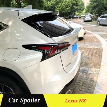 

For lexus NX200 NX200T NX300 spoiler High Quality ABS Material Car Rear Wing Rear Spoiler for LEXUS NX