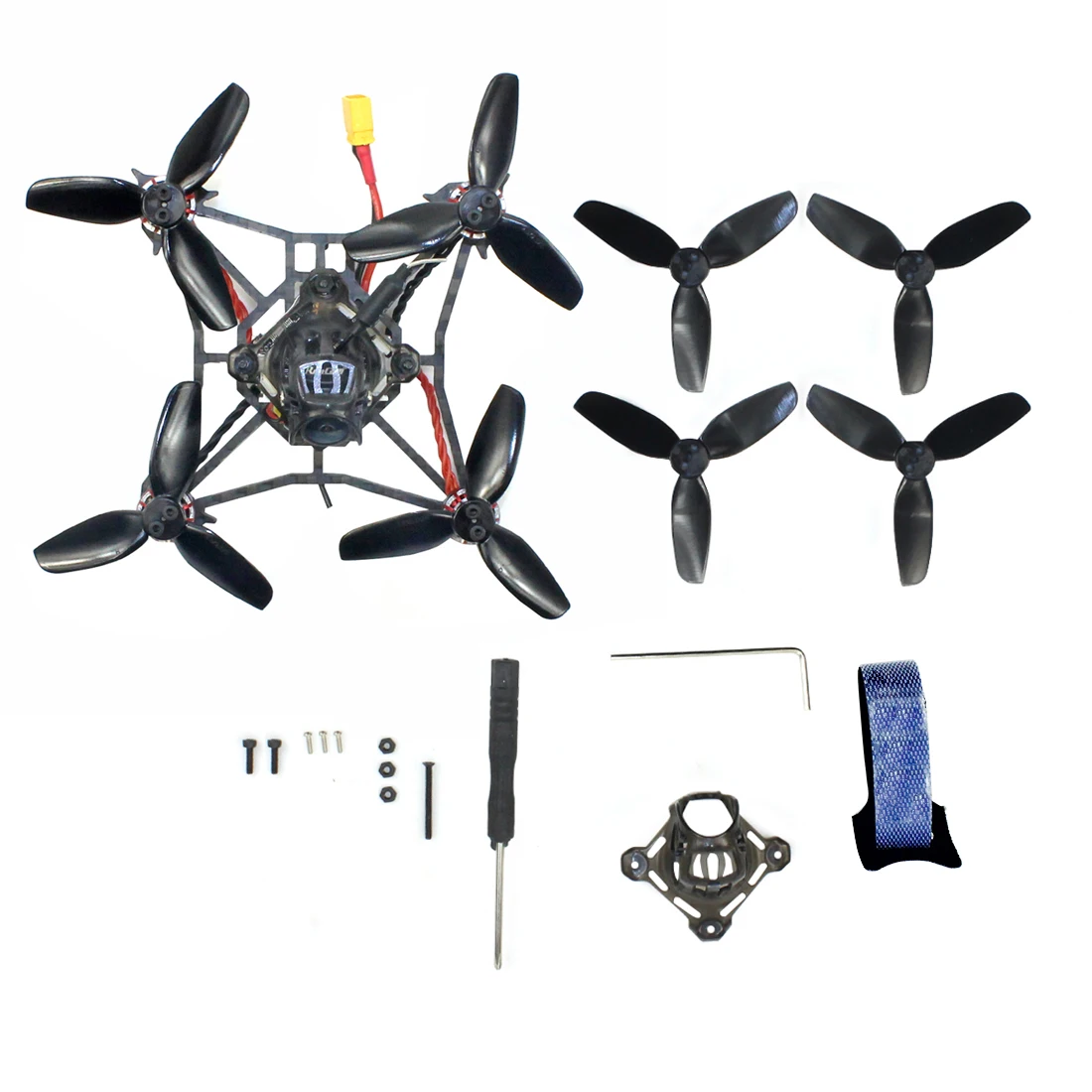 Happymodel Larva X 2-3S 2,5 дюймов бесщеточный FPV гоночный Дрон RTF 100 мм Колесная база Crazybee F4 PRO V3.0 AIO детали контроллера полета