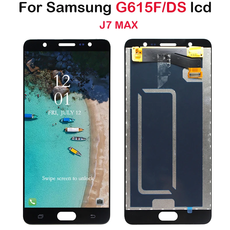 

For Samsung J7 MAX Display Touch Panel Digitizer Assembly Repalcement Parts For SAMSUNG G615 G615F G615FU G615F/DS LCD