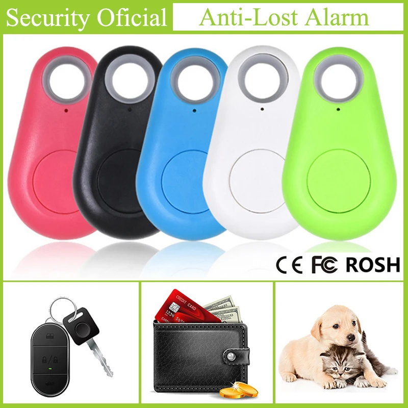 Minitarjeta de alarma antipérdida para niños, seguidor Bluetooth inalámbrico de etiqueta inteligente para mascotas, BILLETERA, localizador de llaves portátil de seguridad, rastreador GPS