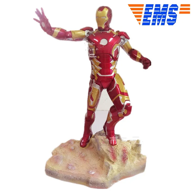 2" Статуя Мстителей MK3 бюст Железный человек Tony Stark полная длина портрет украшение подарок анимационная фигурка GK игрушечная Коробка 50 см V246