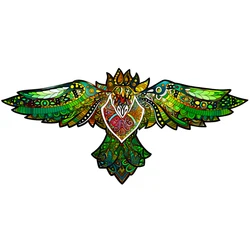 Novo arco íris artesanato de madeira jigsaw corvo líder 100 200 300 peças em forma de quebra cabeças brinquedo de madeira original para menino menina crianças presente natal