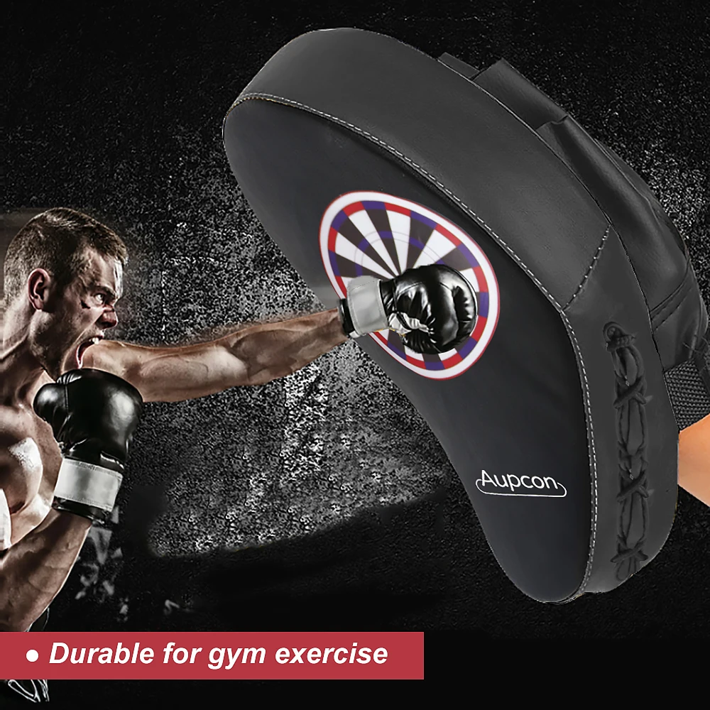Curved Punching Mitts Boxing Pads - MMA Punch Mitts Training Boxing Punch Focus Mitts Target Focus Punch Pad Gloves Karate Muay