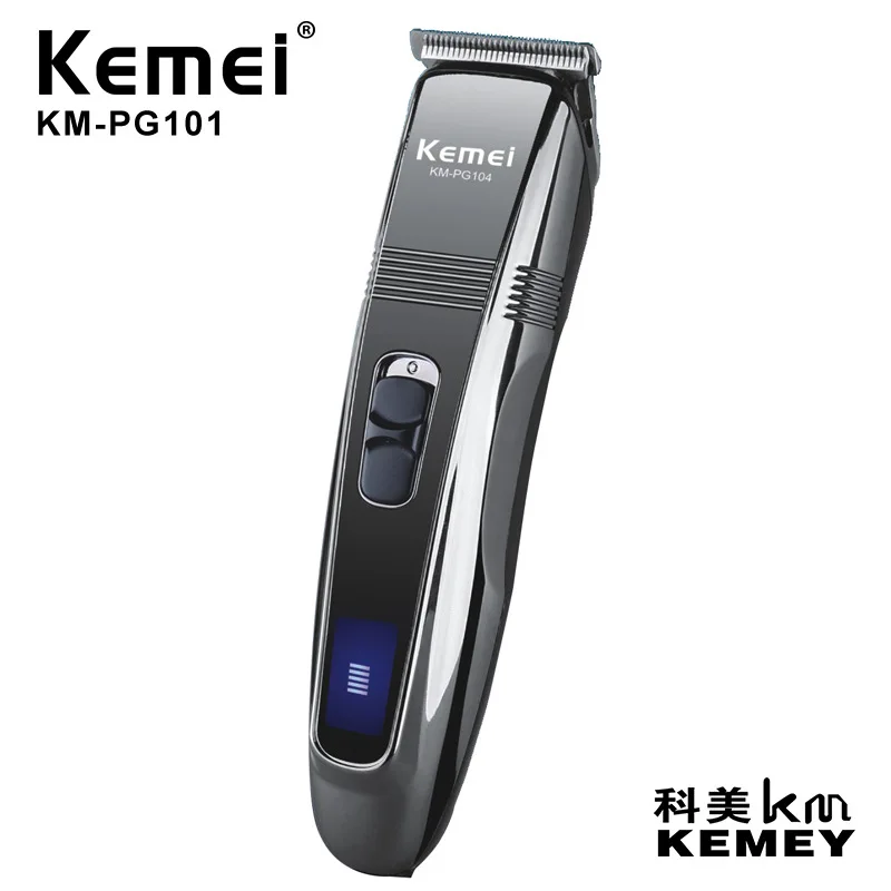 Kemei электрическая машинка для стрижки волос KM-PG104 перезаряжаемая электрическая машинка для стрижки волос Стрижка бороды Триммер