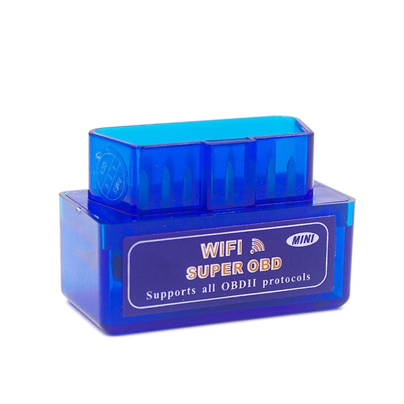 Мини ELM327 Wifi V1.5 PIC 18F 25K80 супер автомобильный диагностический сканер неисправностей OBD2 Wi-Fi ELM 327 считыватель кодов
