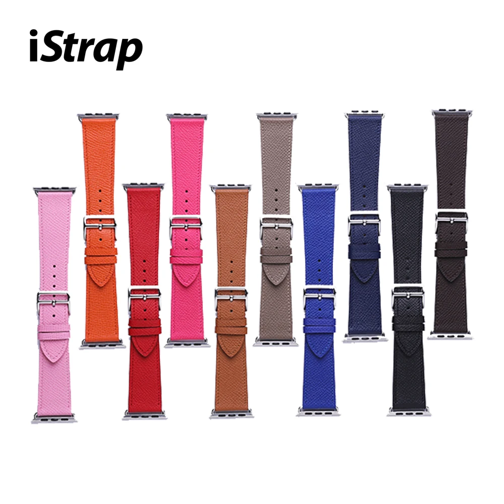 Ремешок для часов starap кожаный браслет с зернистой поверхностью Apple Watch Band Series 5 4 3 2