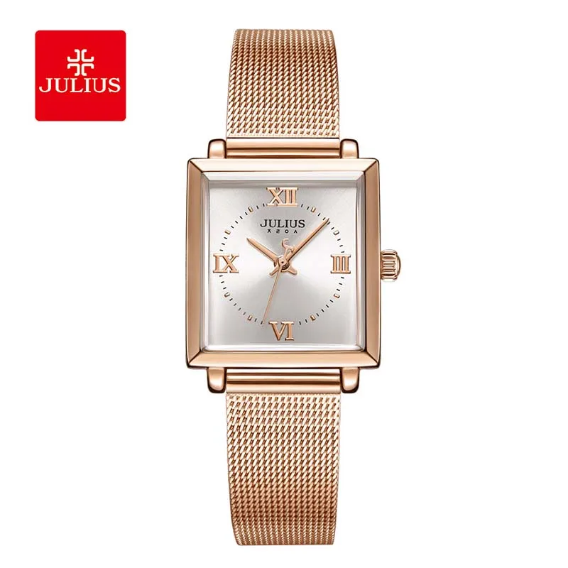 Классические квадратные часы простые водонепроницаемые из нержавеющей стали