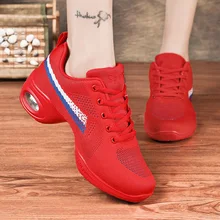 New Breath Dancing Sneakers for Women Modern Practice Dance Shoes cashmere Girls Flexible Jazz Hip Hop Shoes Fitness
