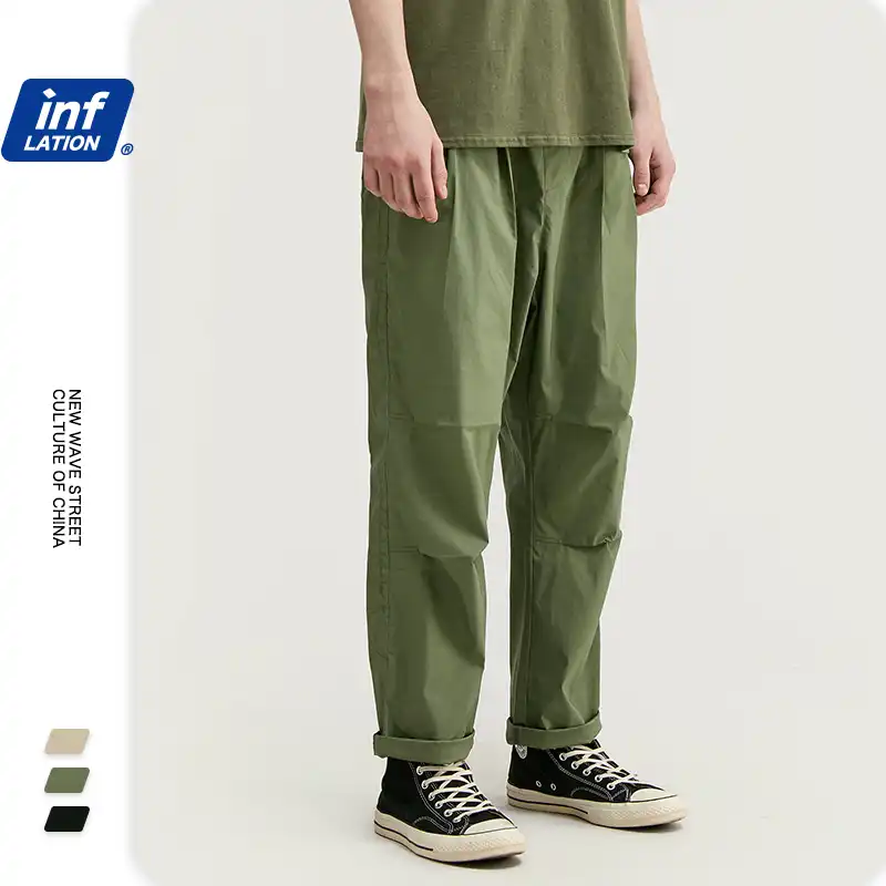 relaxed fit casual pants