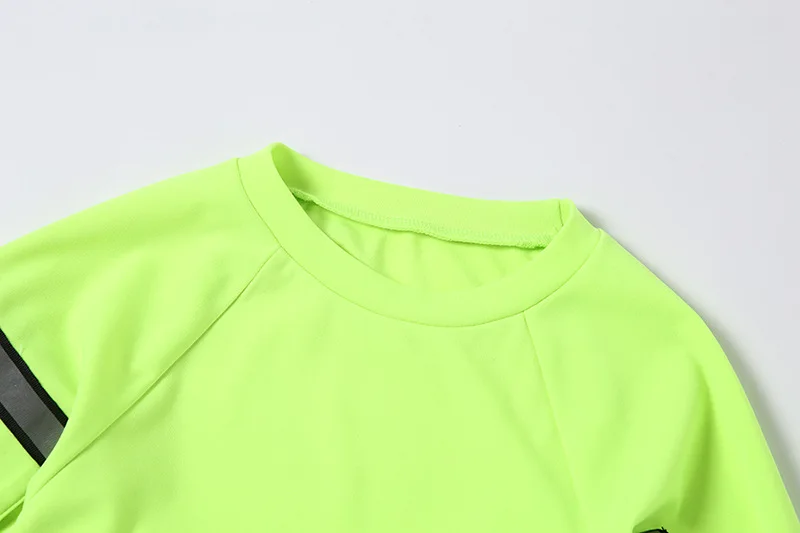 Beyprern High Street Neon Green комплект для женщин светоотражающий ремень в стиле пэчворк сексуальный вырез Bodycon Комбинезоны спортивный обтягивающий костюм