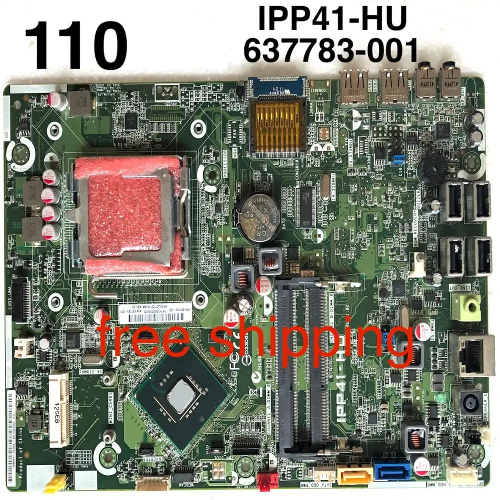 

637783-001 For HP Omni 110 AIO Desktop motherboard IPP41-HU 648965-001 motherboard 100%tested fully work