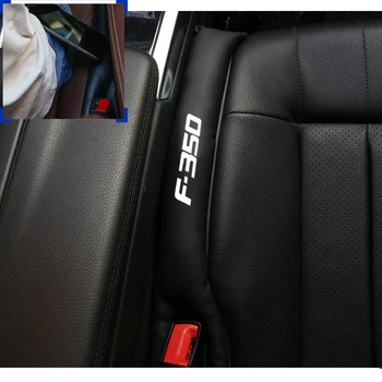 

For Ford F-350 F350 2pcs PU Leather Fillers Spacer Filler Slot Plug Car Seat Gap Pad Car Accessories