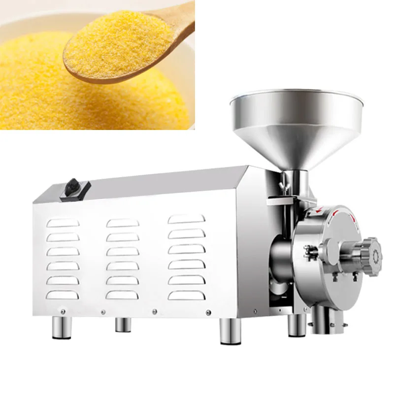 

3600W Whole Grains Mill Grinder Thickness Adjustable Corn Flour Pulverizer Superfine ​Grinding Machine 220V/110V