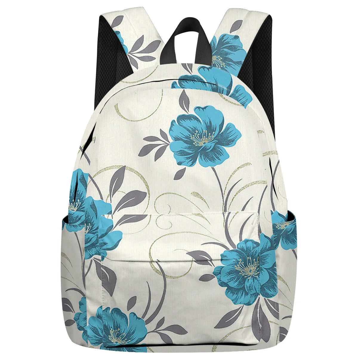 Синий бесшовный рюкзак с цветочным рисунком держатель для ключей роскошный