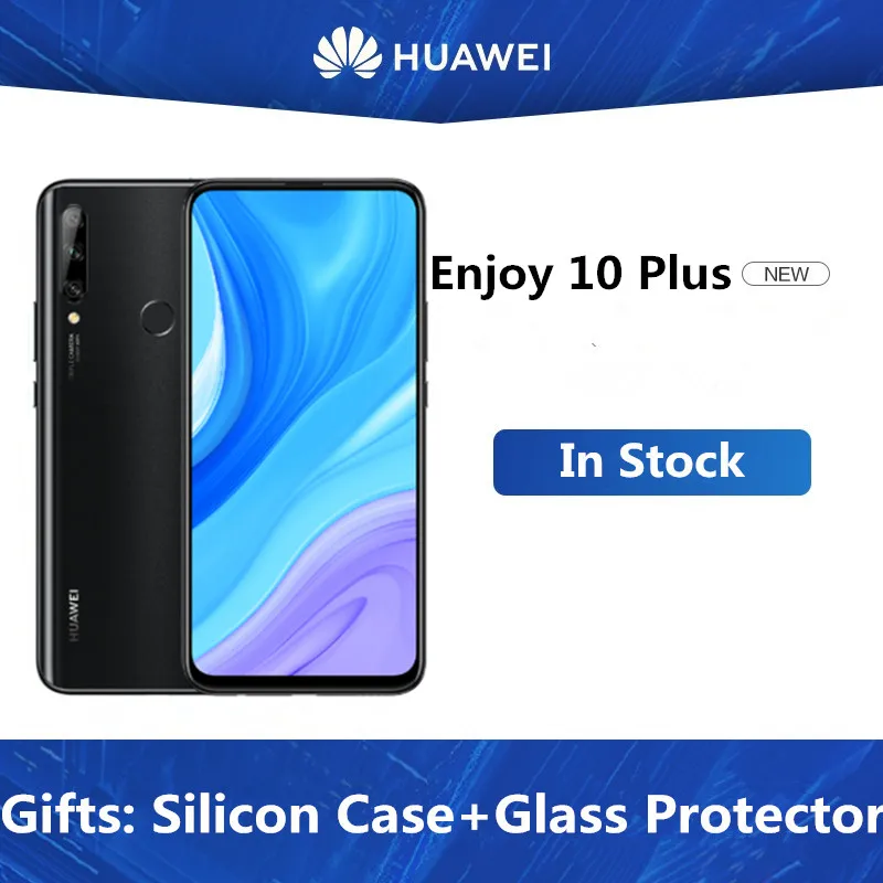 Мобильный телефон HuaWei Enjoy 10 Plus Kirin 710F Android 9,0 6,5" 2340x1080 8 ГБ ОЗУ 128 Гб ПЗУ Мп+ Мп подъемная камера