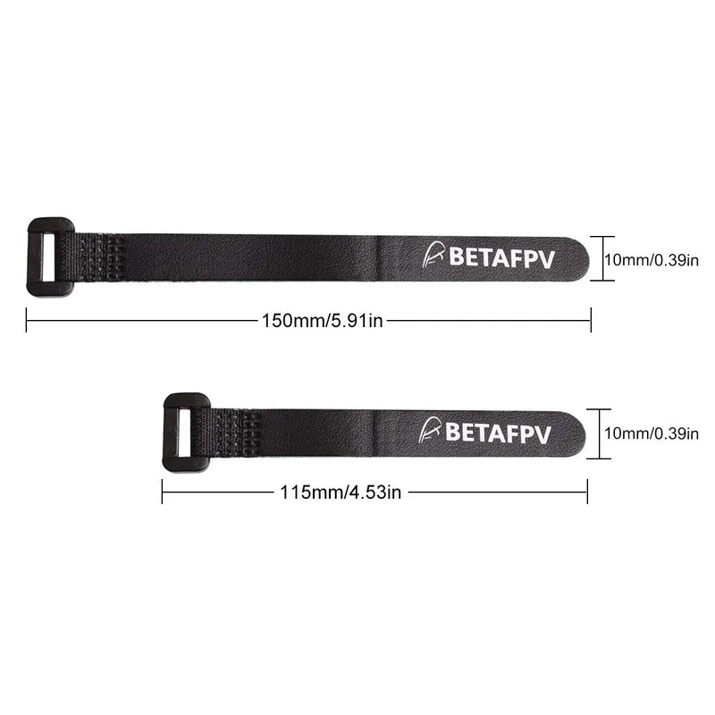 BETAFPV 6 шт. черный ремешок для батареи прорезиненные Lipo ремни с комплектами