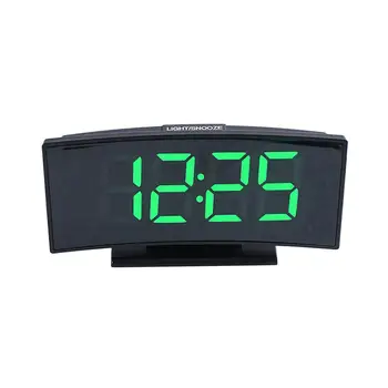 

Digital LED Screen Temperature Display USB Snooze Home Desk Digital Alarm Clock Modern Design Living Room Decor Table Alarm
