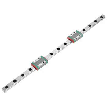 

MGN9B 300 mm linear strong and durable guide rail 9 mm wide linear guide rail with 2 of MGN9B rail block for most automatic