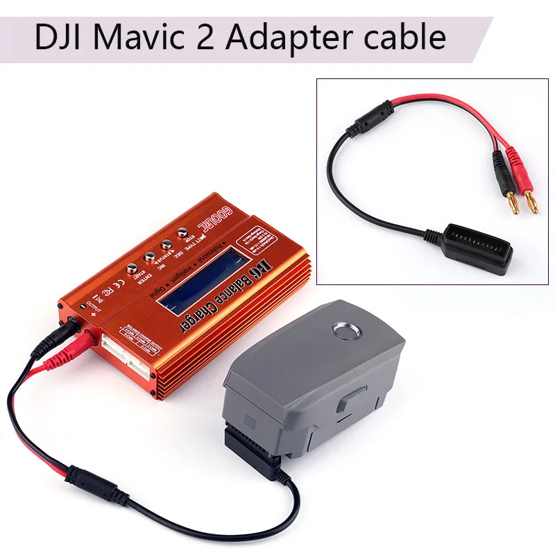 

Fast Battery Charging Cable Adapter for DJI MAVIC 2 Pro Zoom To B6AC Balance Charger Connector Transfer Line Drone Accessories