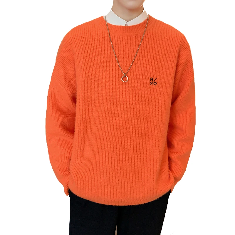 

Men's new bottoming sweater knitted pullovers sweaters 10 colors