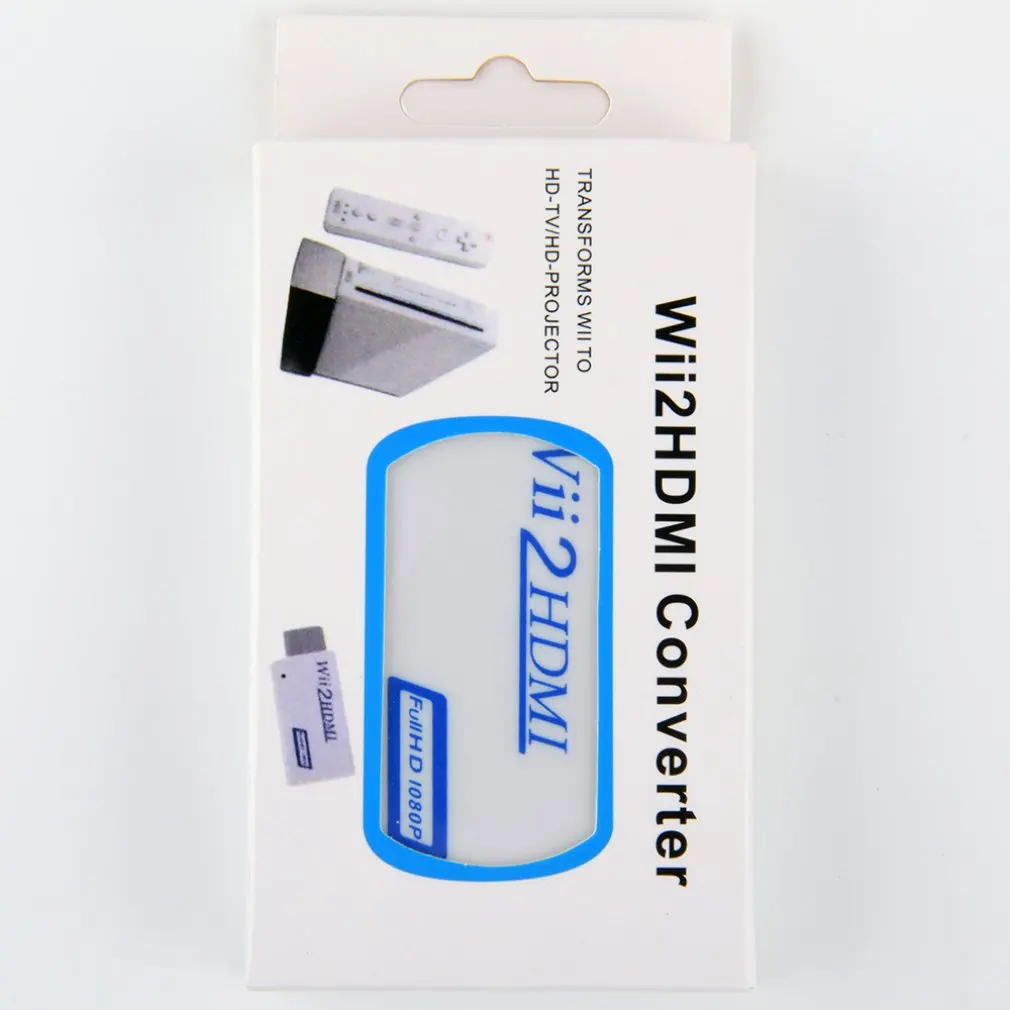 Wii к HDMI конвертер Поддержка FullHD 720P 1080 3,5 мм аудио wii 2HDMI адаптер для HDTV