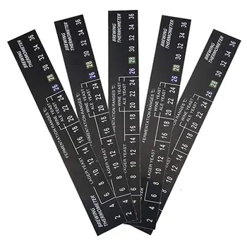 

Color Changing Thermometer Sticker Lcd Color Changing Temperature Sticker for Wine Food Liquid Houshold Mall School Lab