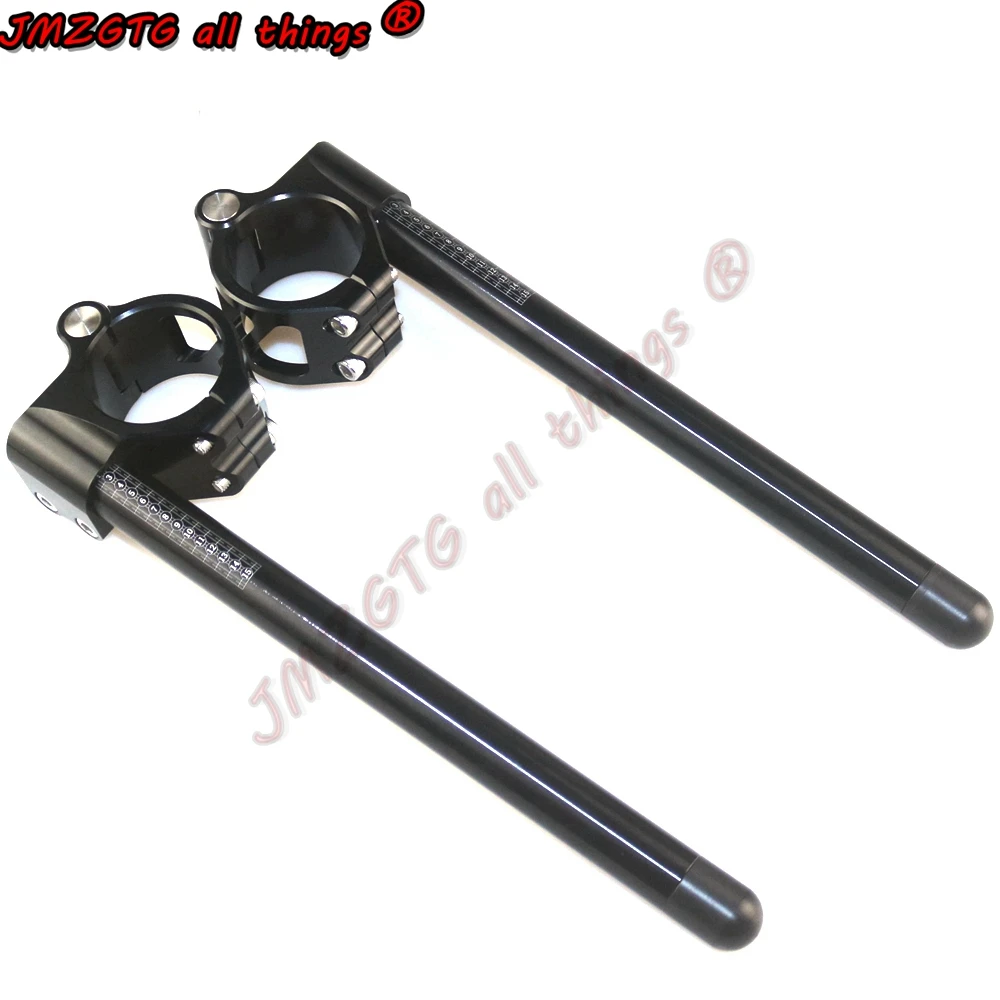 Universal Racing Adjustable CNC 41 50 51 53MM Motorcycle Racing Clip On On Fork Handlebar