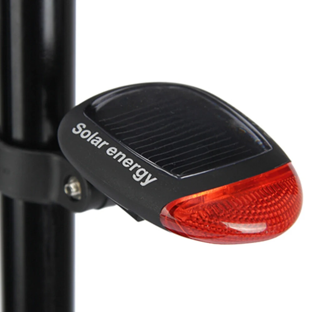 

3 Modes LED bicycle solar powered rear light Adjustable bicycle rear light bicycle safety warning light bicycle flash lamp