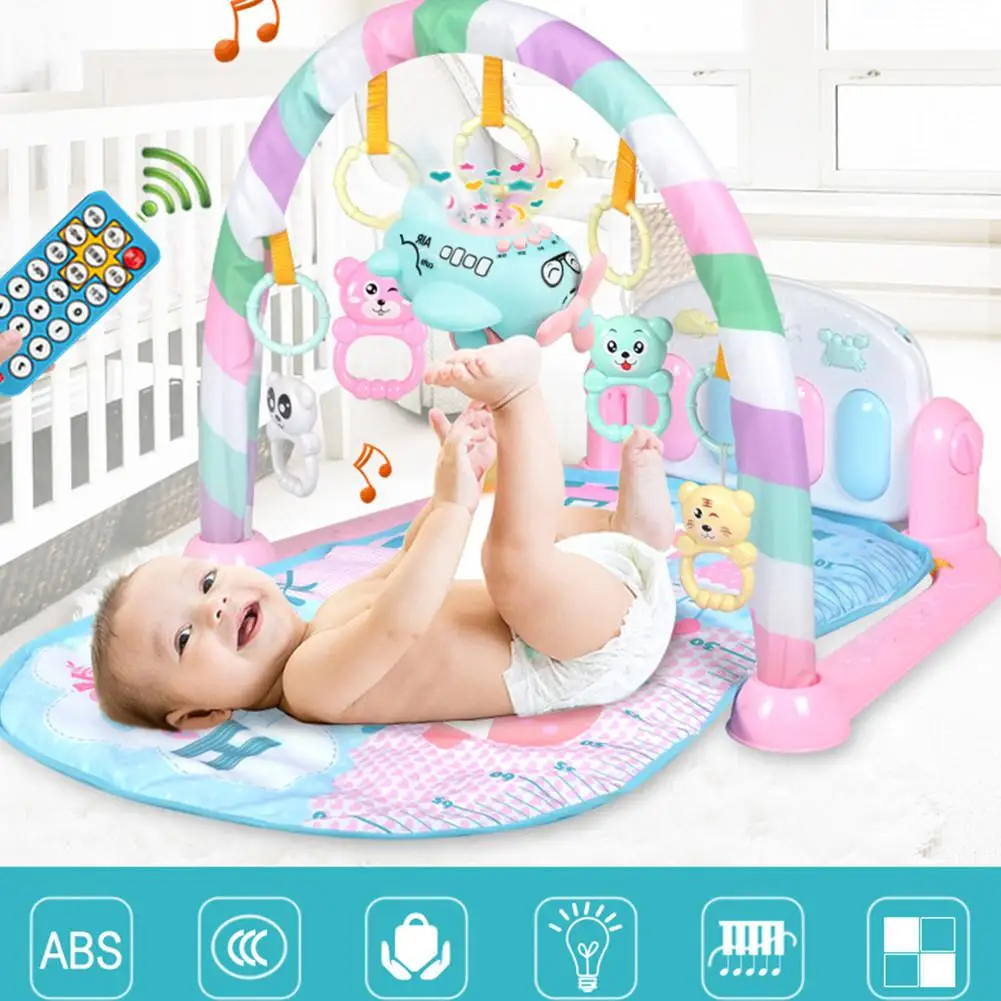 Kidlove Музыкальный детский игровой коврик+ пульт дистанционного управления проецирующая история машина обучающая игрушка-головоломка