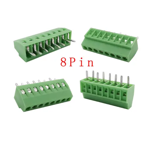 2.54mm/0.1" Pitch PCB Screw Terminal Block Connector 2P 3P 4P 5P 6P 7P 8P 9P 10P 12P 16Pin Terminals 150V 6A for 26-18AWG Cable - Image 6
