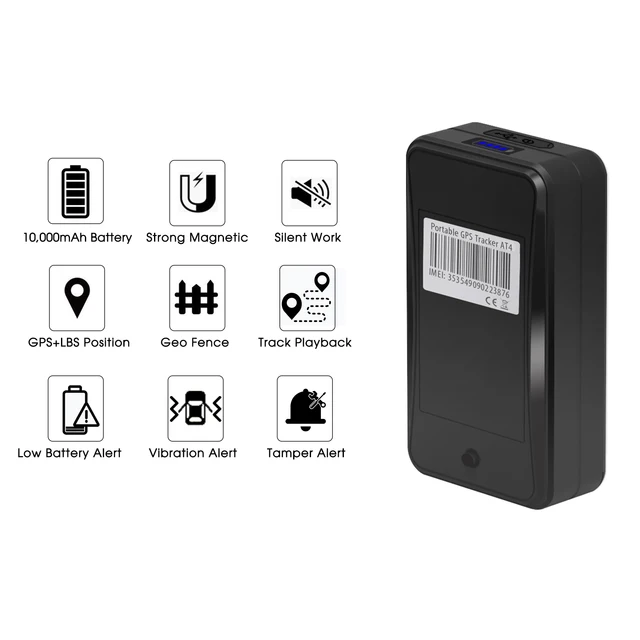 Traceur GPS 3G 20000mAh Puissant Magnétique Localisateur Sans Fil