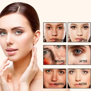 

Double-headed Concealer Stick Full Cover Acne Scar Concealer Temperature Color Change Waterproof Base Makeup Face Cosmetic TSLM2