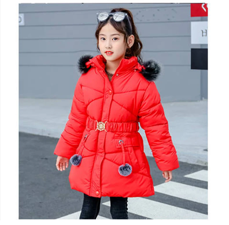 Girls Jacket Autumn Winter Jacket For Girls Coat Baby Warm Hooded Outerwear Coat Girls Clothing Children Down Parkas