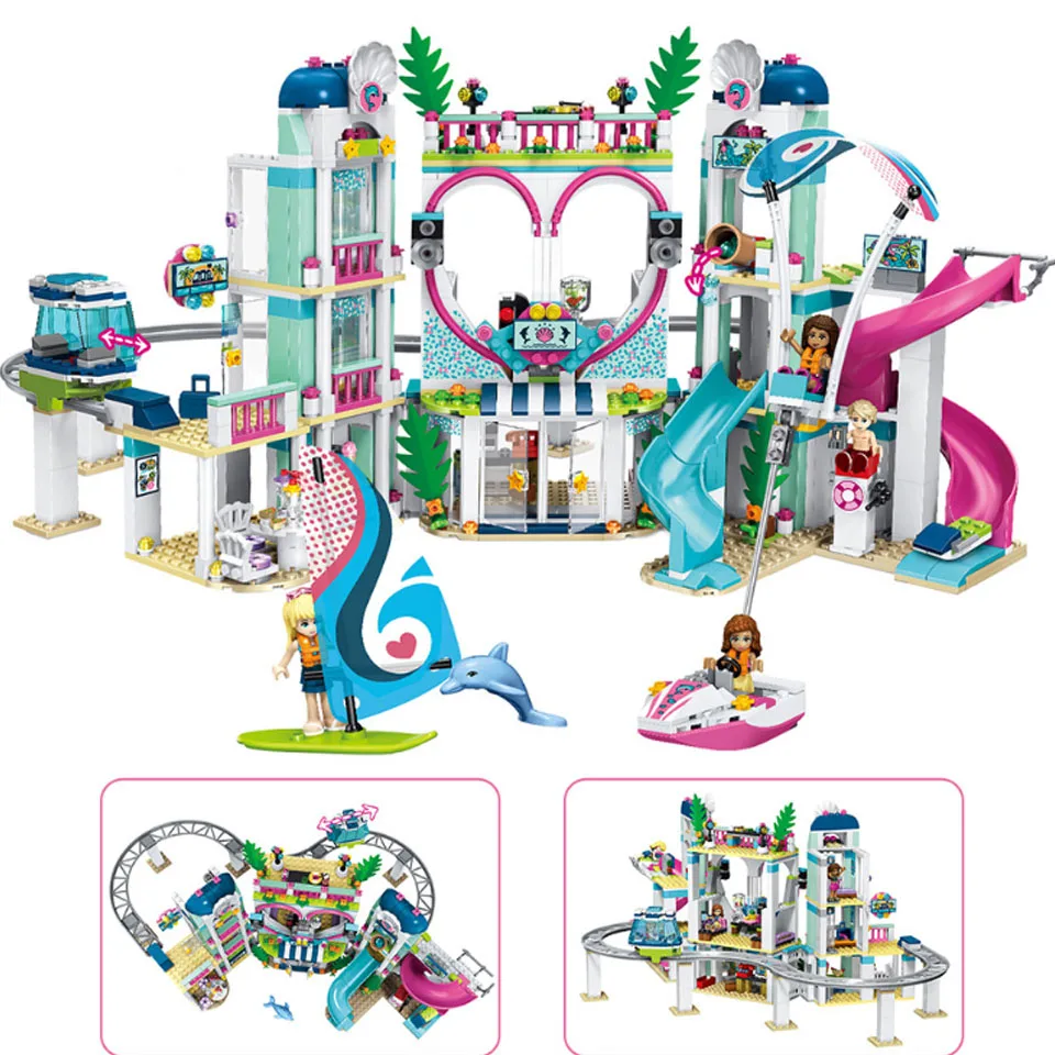 

1039pcs Girl Series Heartlake City legoinglys Technic Assembled Model Building Blocks Toys For Children Kit DIY Educational
