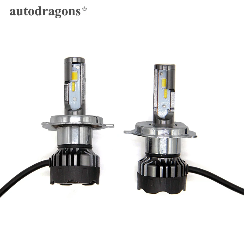 Autodragons T6 серии лампы для передних фар 10000LM яркие фары H1/H3/880/881/H7/H9/H10/H11/9005/9006/H16/5202/9003/9007/H4/H13